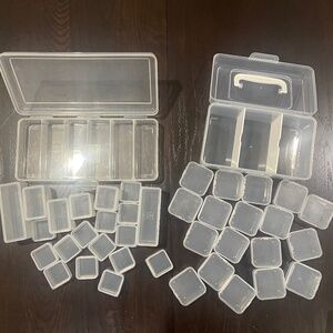 Mini Plastic Organizer Sets – 2 Separate Kits w/ Cases
